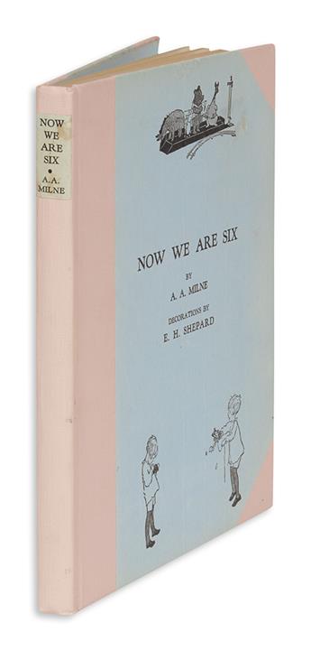 (CHILDRENS LITERATURE.) MILNE, A. A. Now We Are Six.